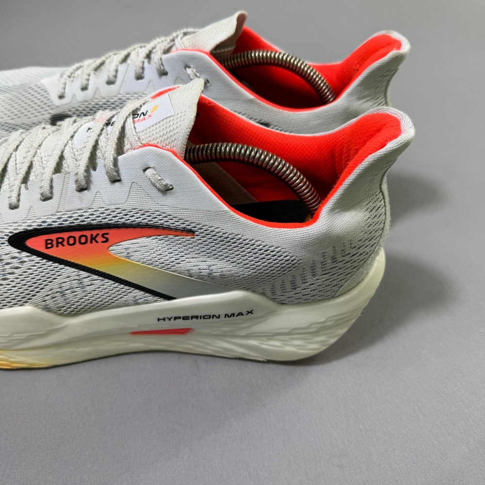 Brooks Hyperion Max 2 Running Shoes Mens 12 White Coral Yellow 1104341D443 DNA - Picture 13 of 13